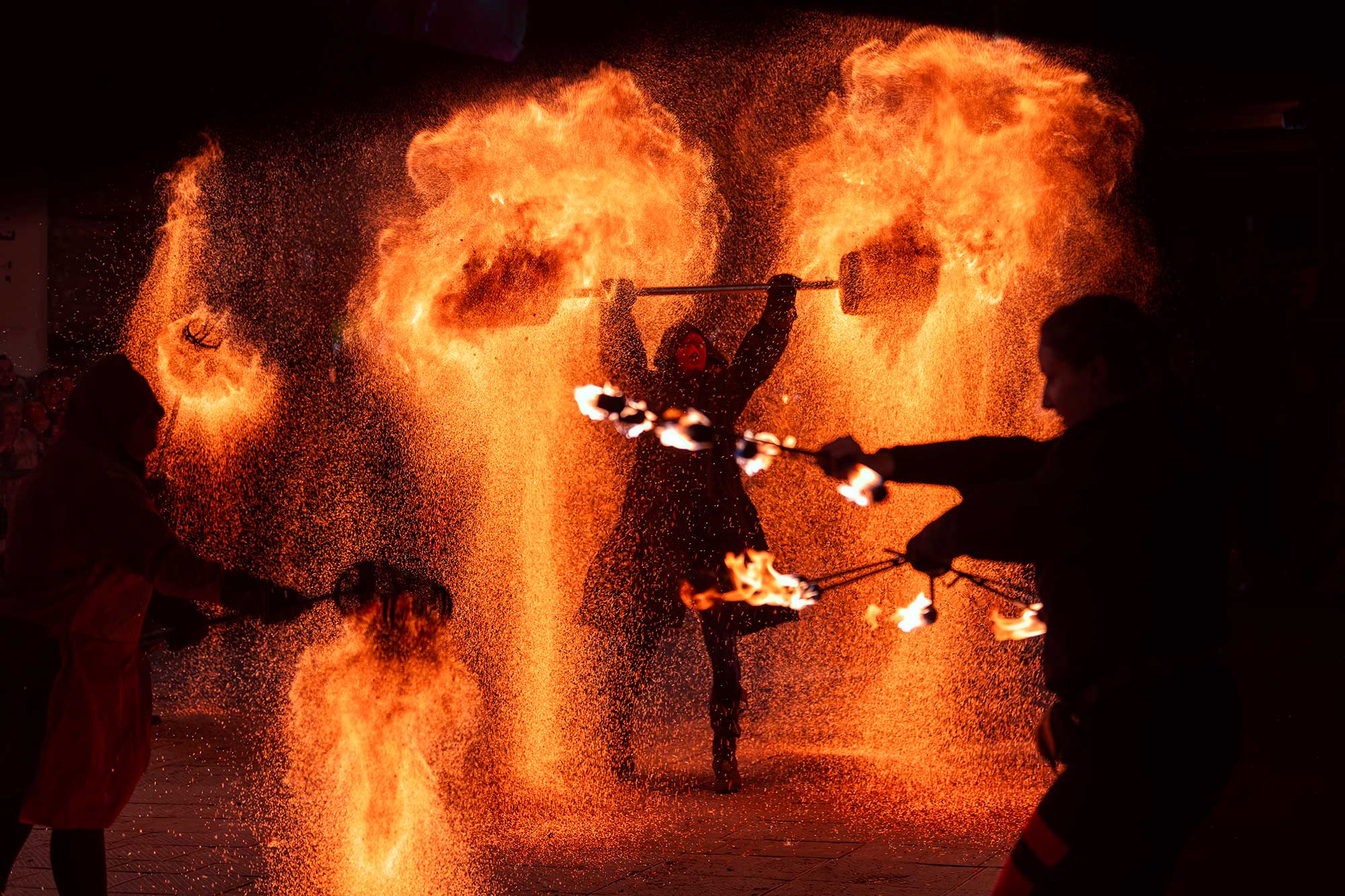 Il fuoco nella notte